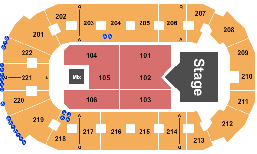 Covelli Centre Rascal Flatts Seating Chart